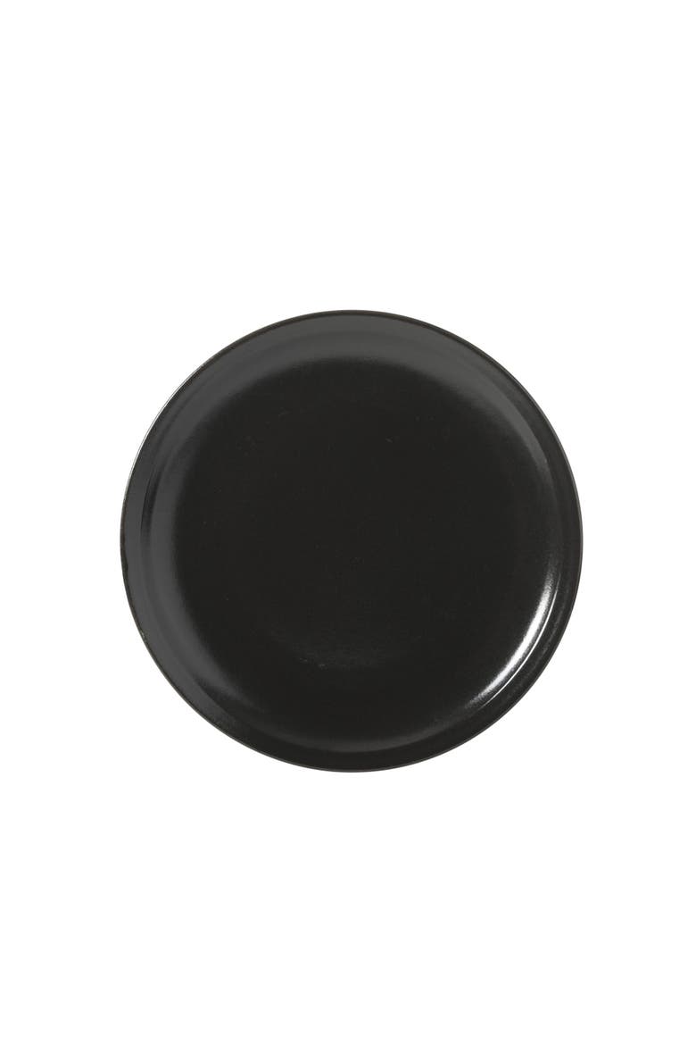 Beckett 16-Piece Matte Reactive Glaze Stoneware Dinnerware Set, Alternate, color, Black