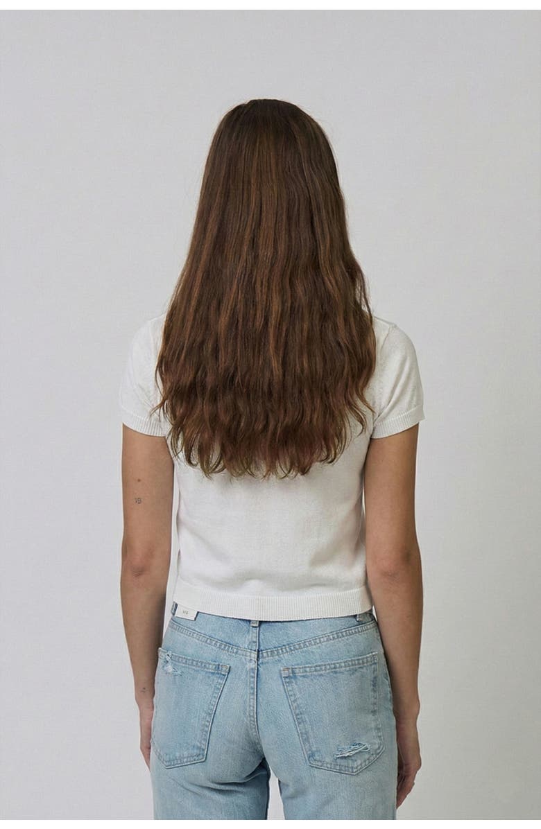 Central Park West Serena Sheer Cardi With Cami, Alternate, color, White