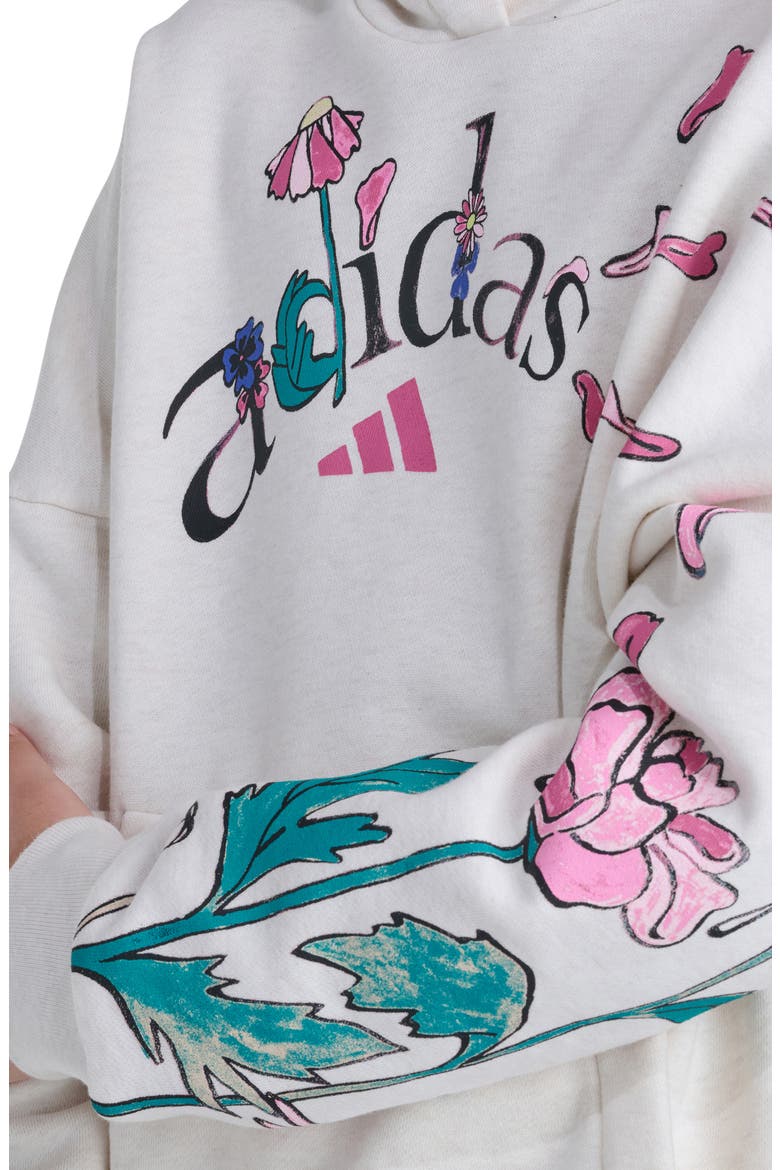 Kids' Graphic Hoodie, Alternate, color, TAN HEATHER