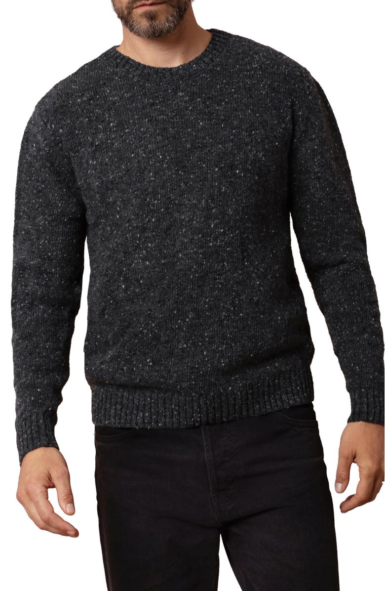 Celtic & Co. Donegal Crew Neck Sweater, Alternate, color, Slate