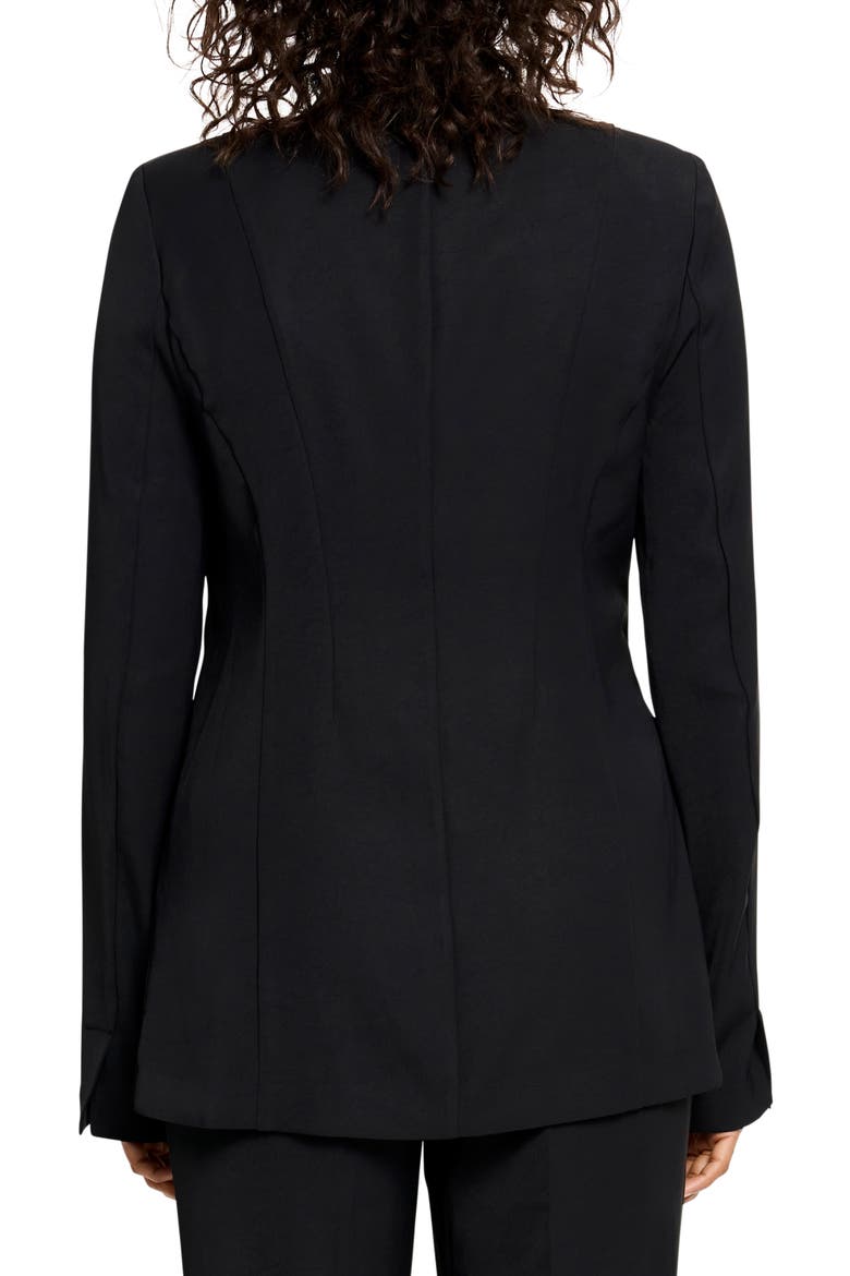 Social Edit Blazer, Alternate, color, BLACK ONYX