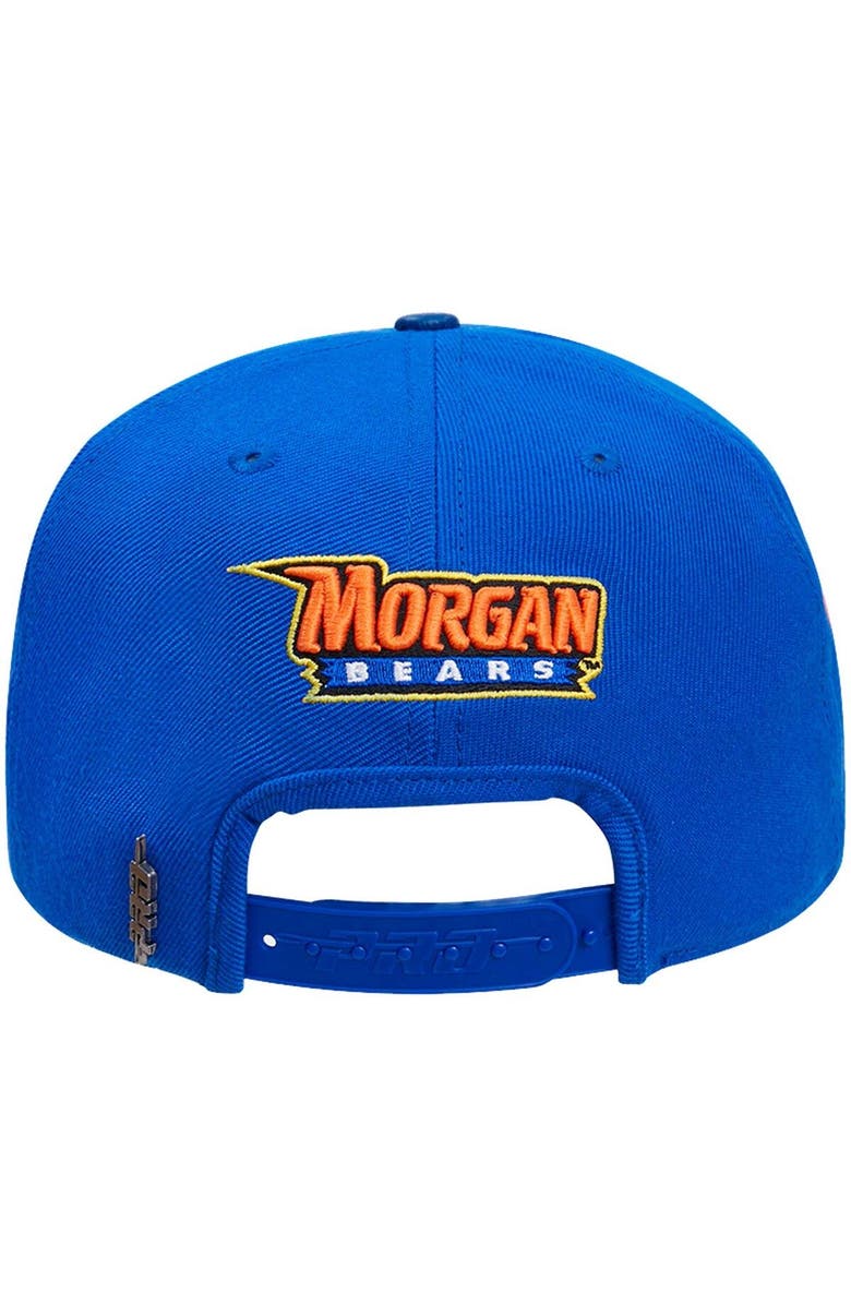 PRO STANDARD Men's Pro Standard  Royal Morgan State Bears Evergreen Mascot Snapback Hat, Alternate, color, 