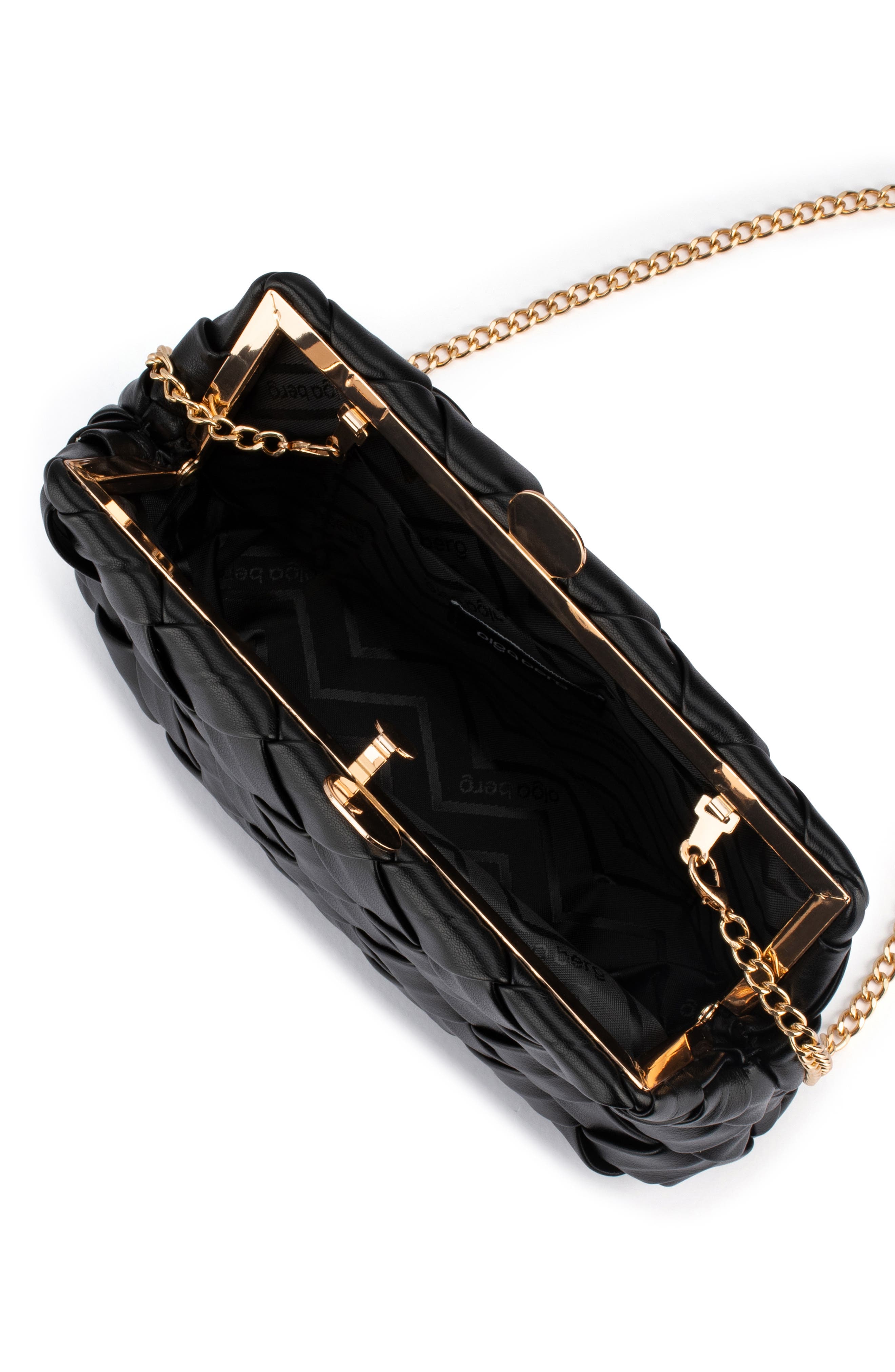 Olga Berg Quinn Woven Clutch, Alternate, color, 