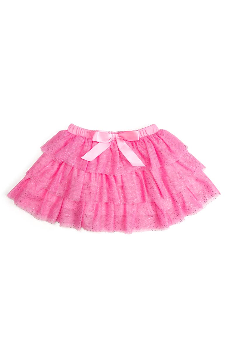 Sweet Wink Raspberry Bow Tiered Tutu, Main, color, Raspberry