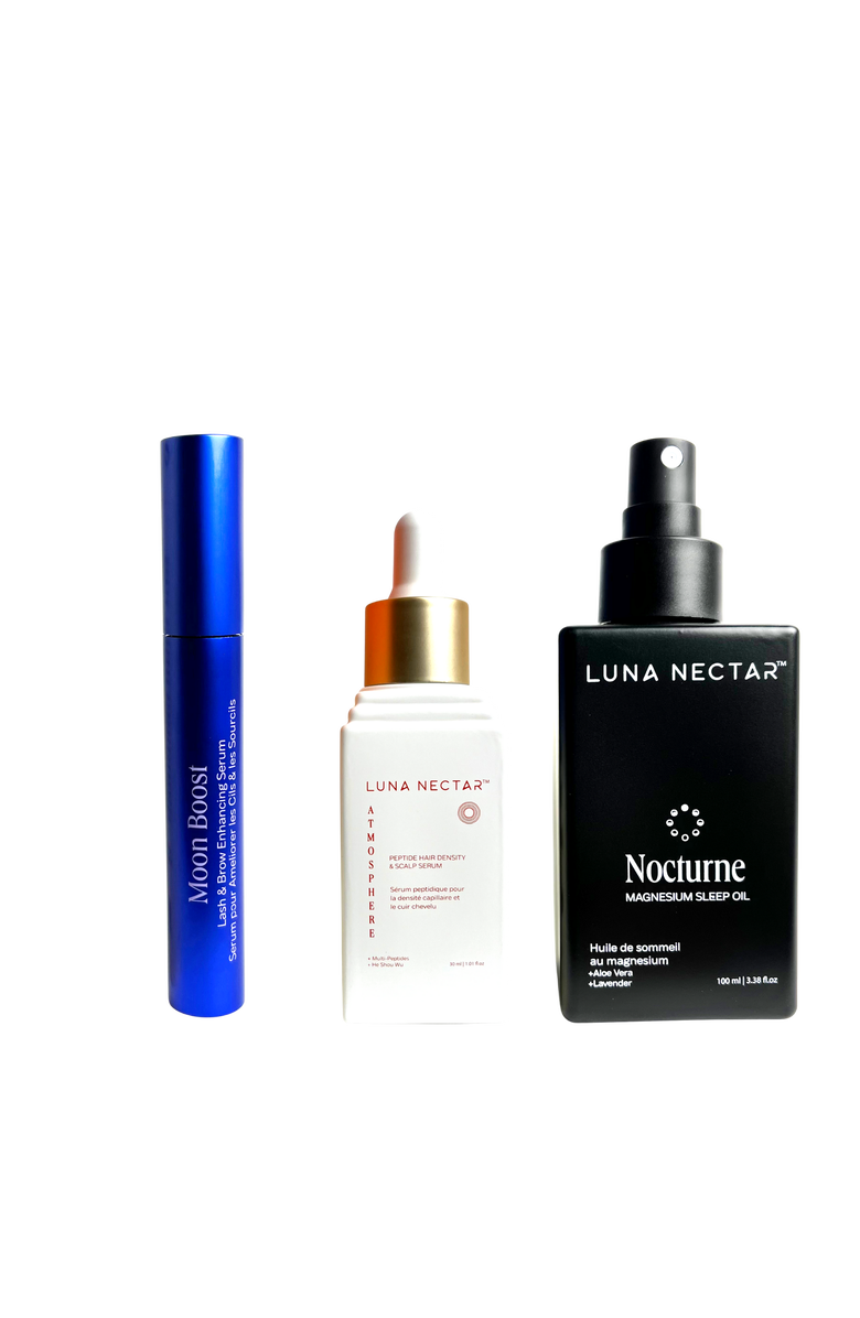 Luna Nectar Hair Density & Stress Reset Ritual - Bestsellers Bundle, Main, color, Multiple Colors