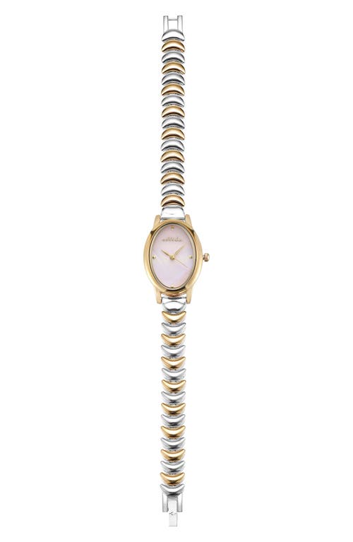 Ettika Oval Modern Bracelet Watch, 24mm X 31mm In Gold