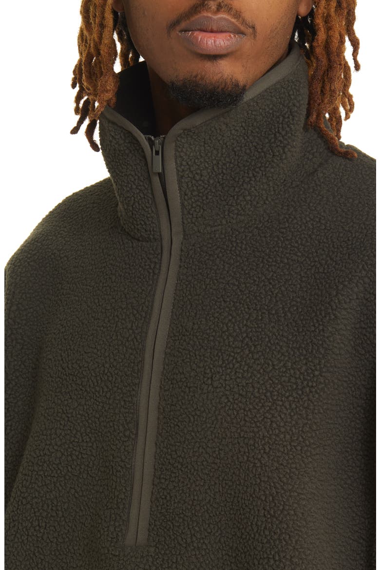 Half Zip Polar Fleece Pullover, Alternate, color, INK