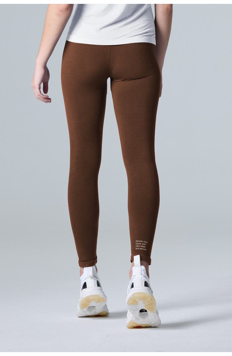 COZY ZERO Women's Tech Merino Medium Pressure Base Layer Legging, Alternate, color, Cappuccino