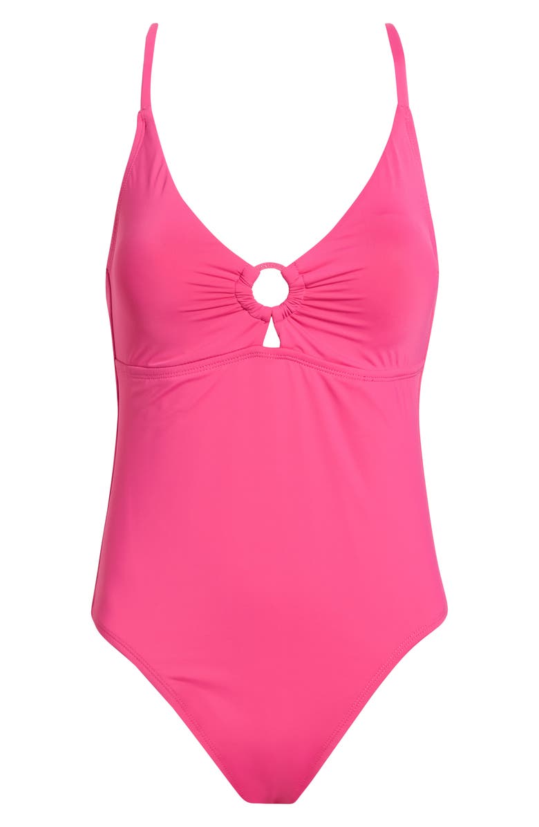 JANTZEN Paris One-Piece Swimsuit, Alternate, color, Fuchsia