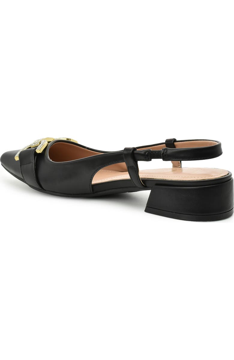 Nicole Miller Rhinestone Bit Slingback Pump, Alternate, color,