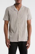 T.R. PREMIUM Textured Camp Shirt