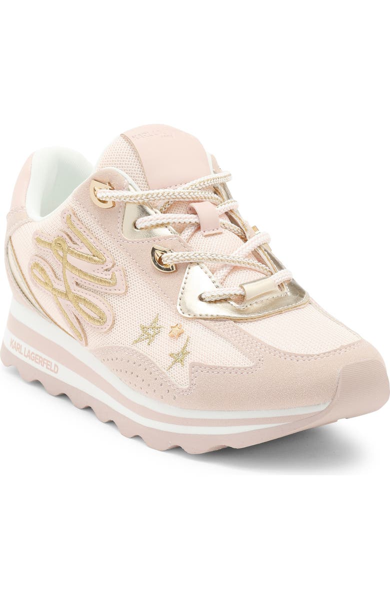 KARL LAGERFELD PARIS Masrina Lace Up Sneaker, Main, color, Light Blush