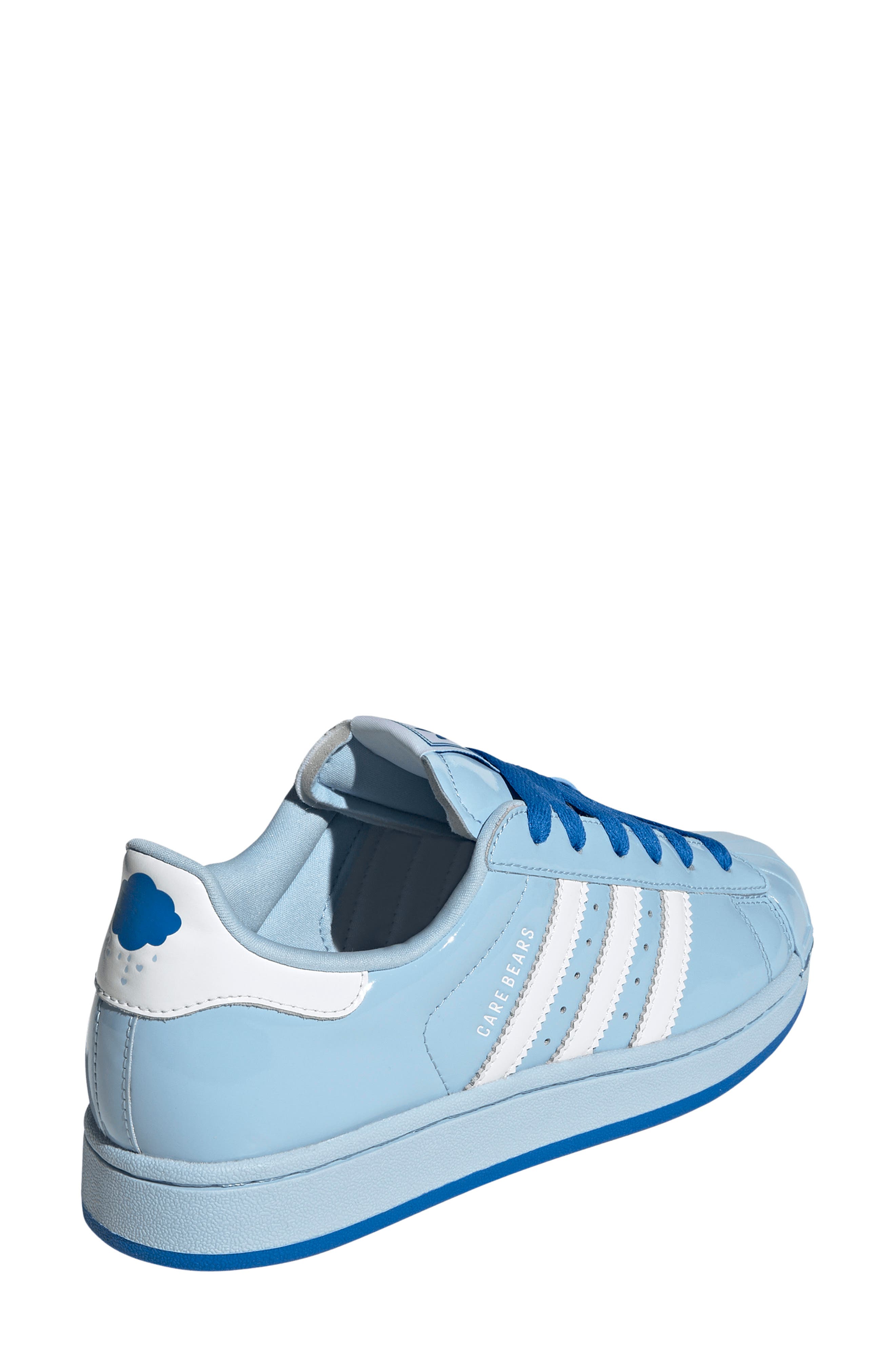 x Care Bears Superstar II Sneaker, Alternate, color, CLEAR SKY/ WHITE/ BLUEBIRD