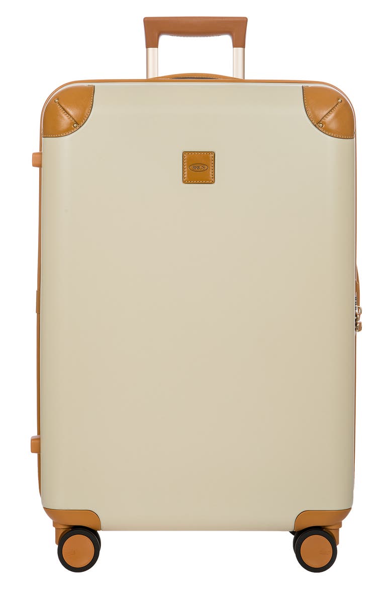 Amalfi 27" Spinner Suitcase, Main, color, CREAM/ TAN