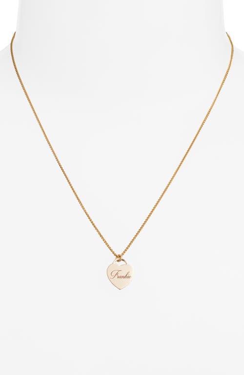Set & Stones Alice Personalized Heart Pendant Necklace