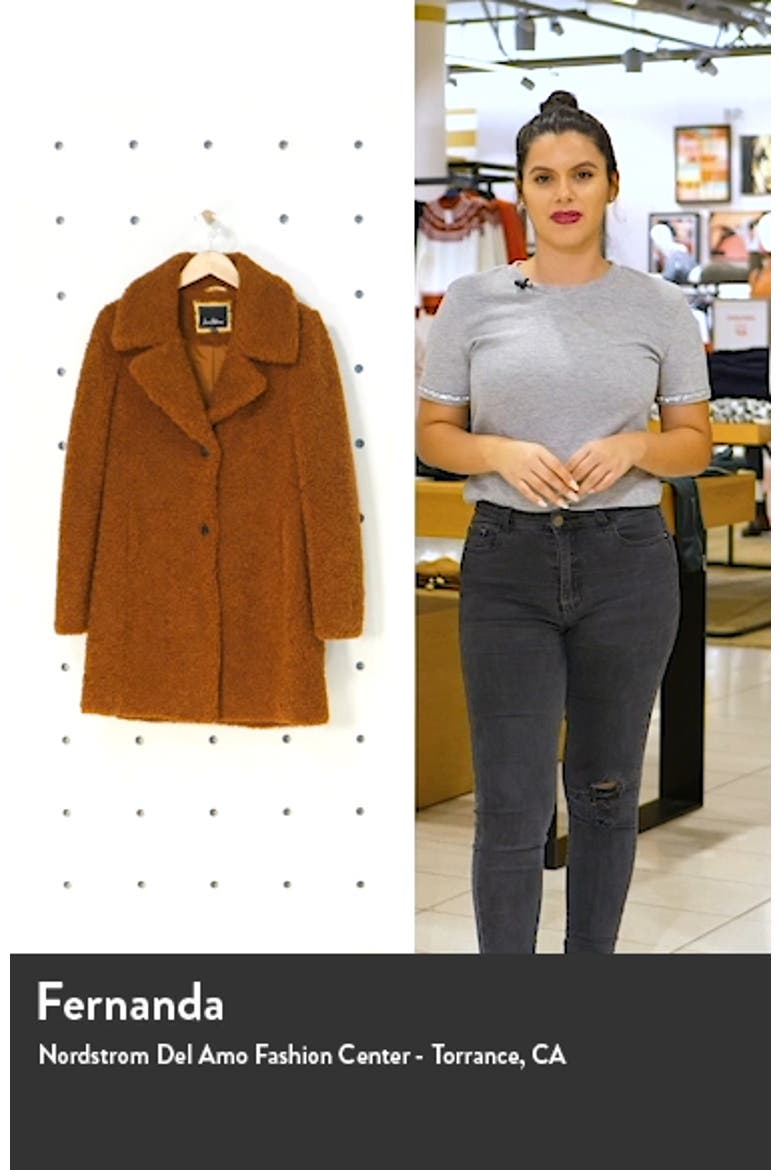 Faux Fur Teddy Coat video