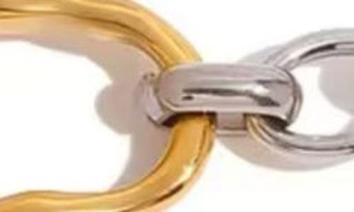 Macrae & Co . Mixed Metal Chain Link Bracelet In Multi