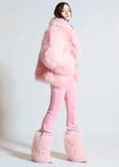 SPARKL UR FAMOUS  FUR COAT