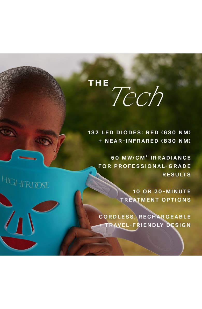 HigherDOSE Red Light Face Mask, Alternate, color, Blue
