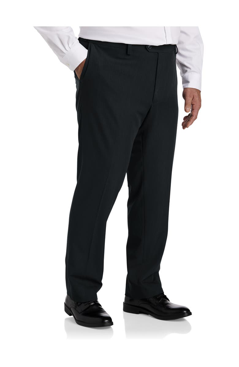 Oak Hill by DXL Easy Stretch Dress Pants, Main, color, Black