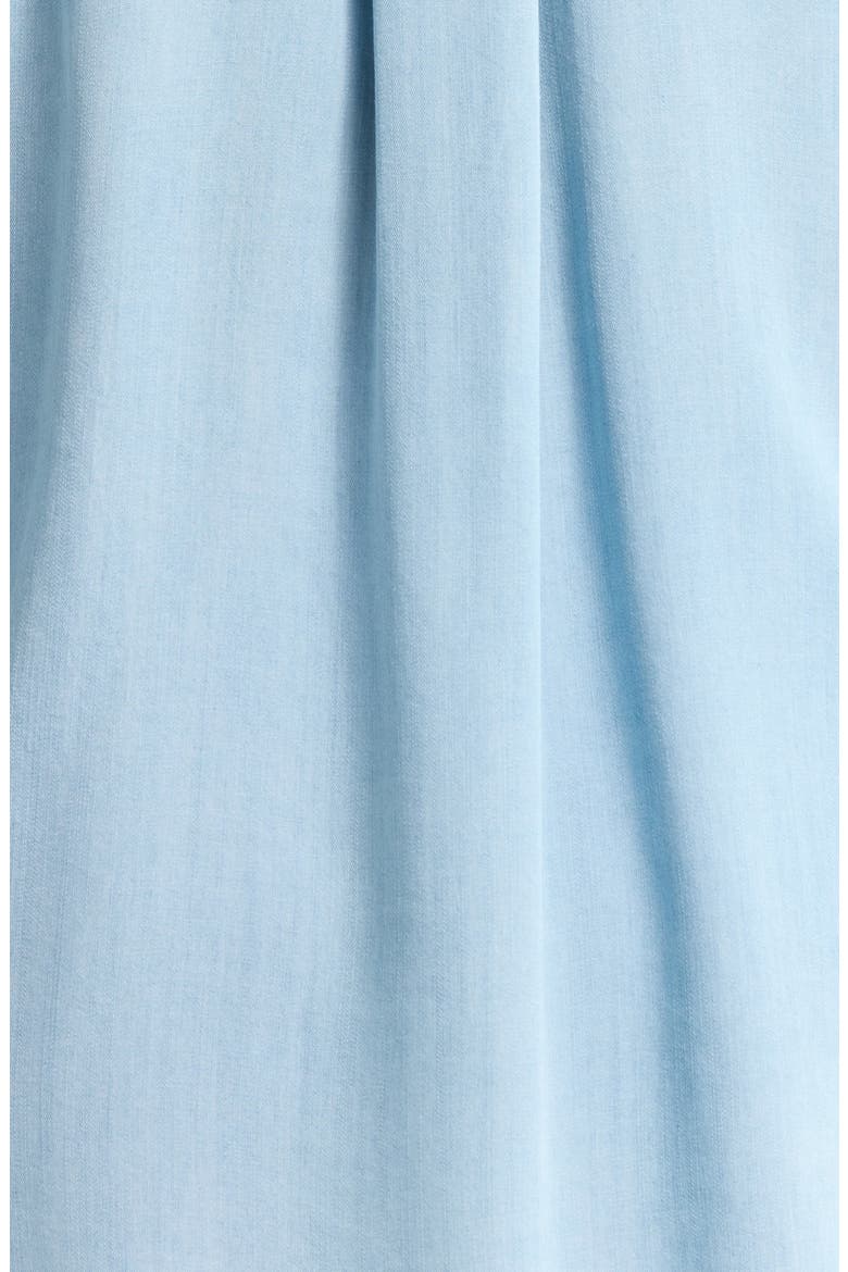 Chambray Snap-Up Shirt, Alternate, color, MALIBU LIGHT