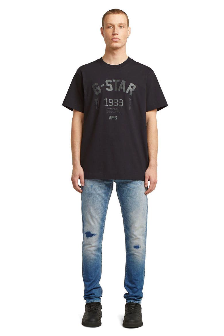 89 Organic Cotton Graphic T-Shirt, Alternate, color, DARK BLACK