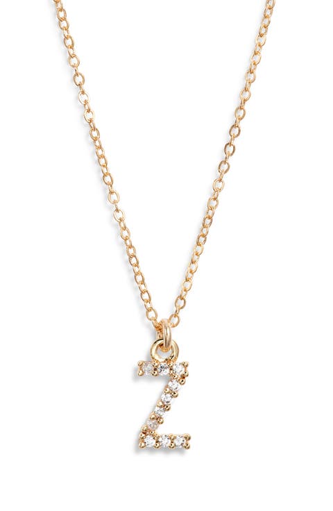 Gemma Initial Necklace