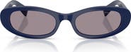 Miu Miu 54mm Oval Sunglasses