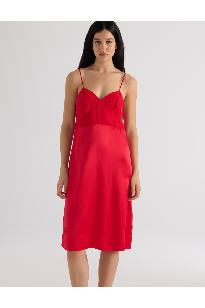 Ingrid Slip, Alternate, color, Scarlet