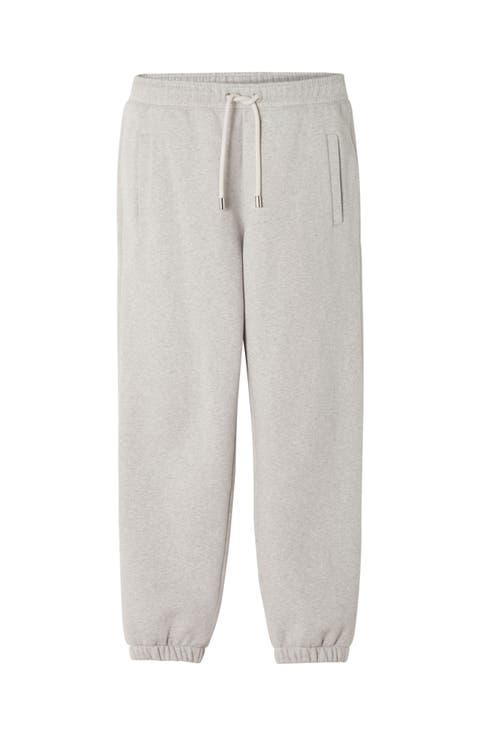 Cotton Fleece And Cashmere Jogging Pants