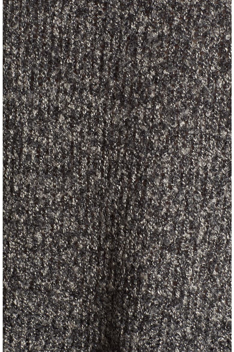 High/Low Slub Pullover, Alternate, color, BLACK