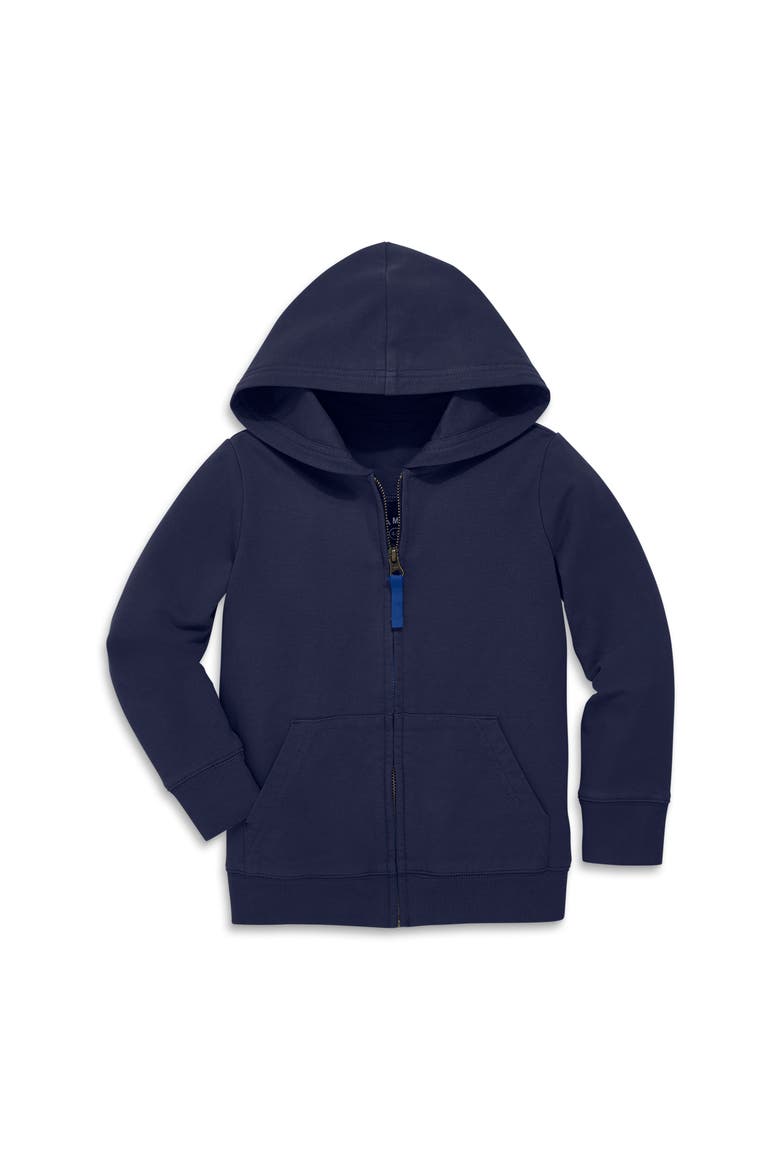 The Kids Zip Hoodie, Alternate, color, Navy