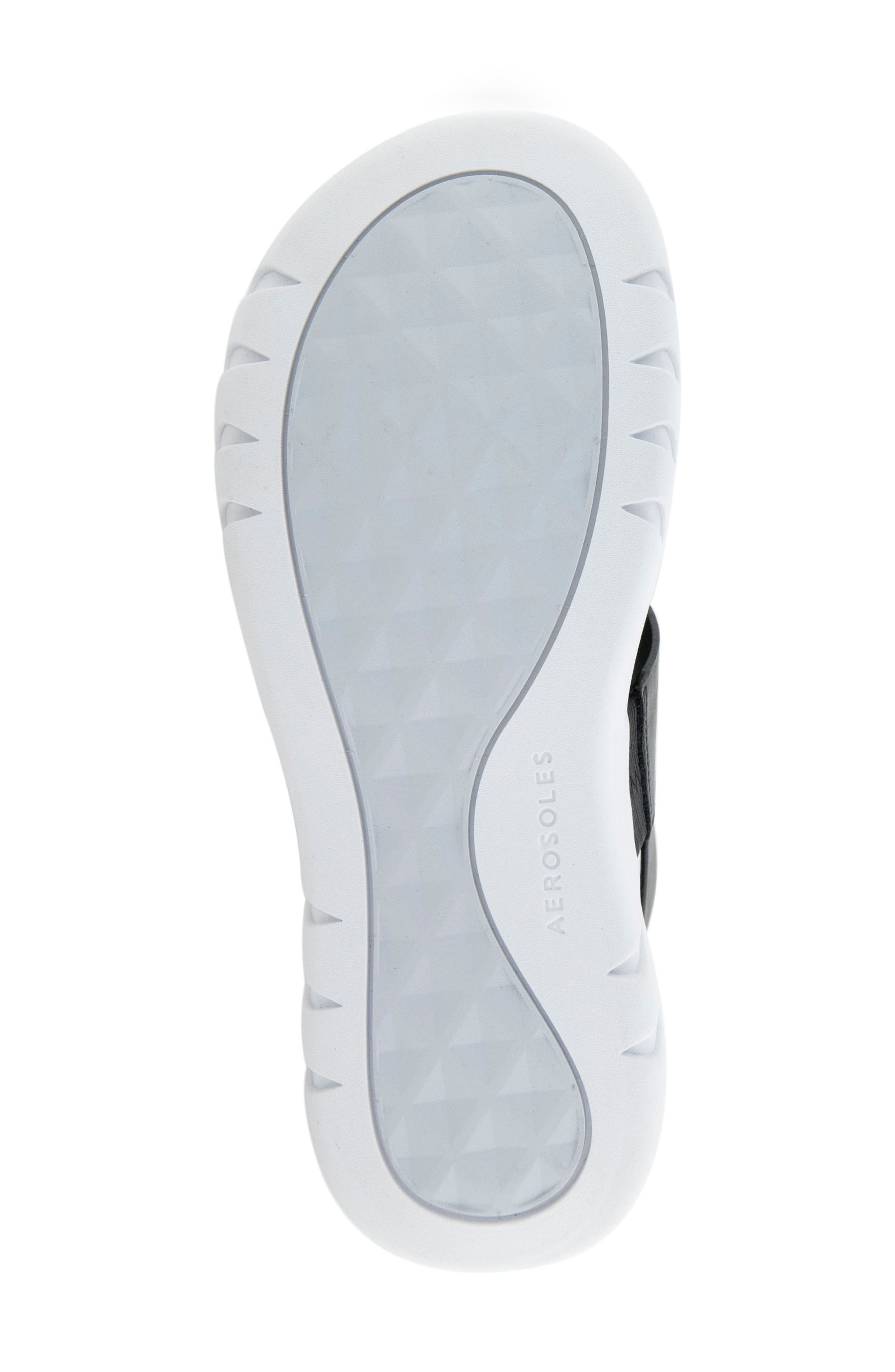 Aerosoles Hari Platform Sandal, Alternate, color, Black Faux Leather