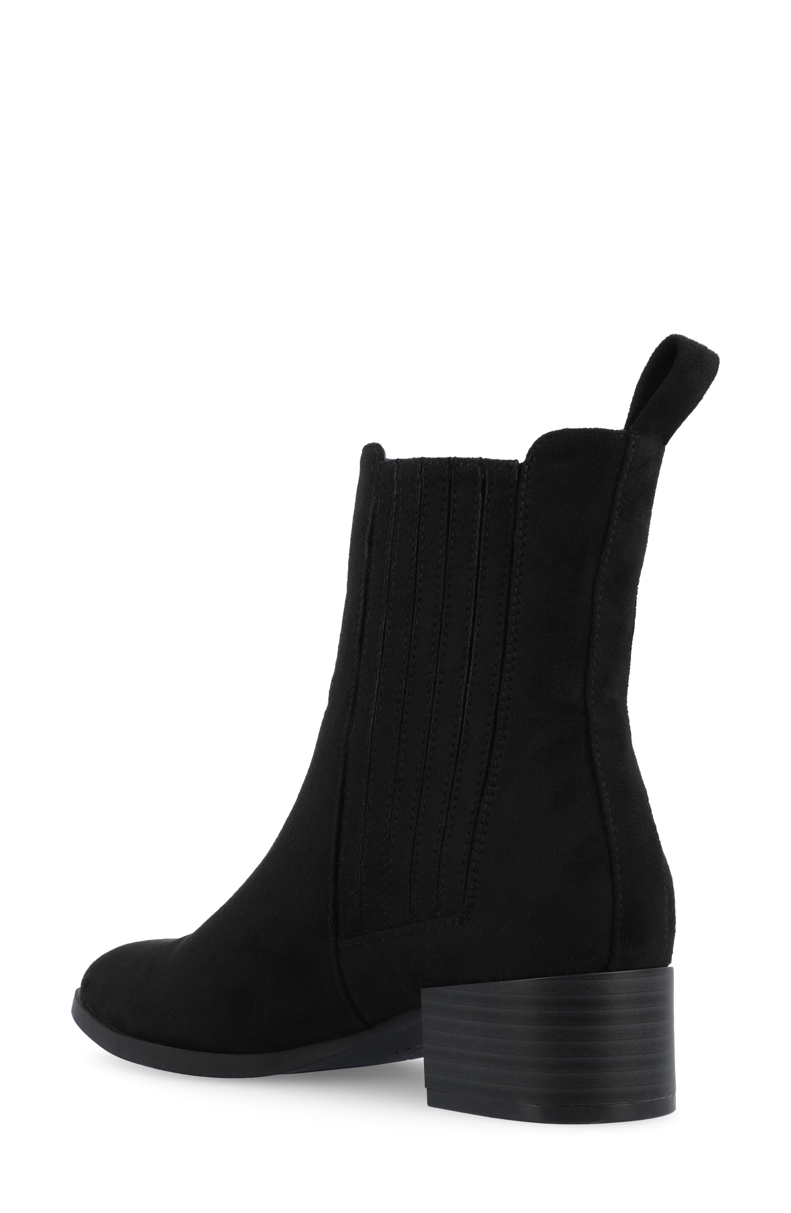 Journee Collection Wrenley Bootie, Alternate, color, Black