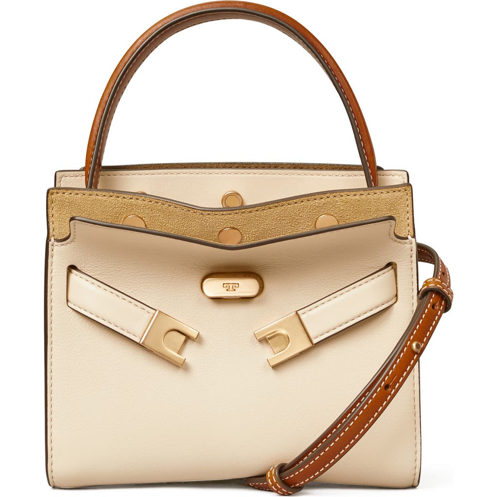 Tory Burch Lee Radziwill Petite Leather Double Bag