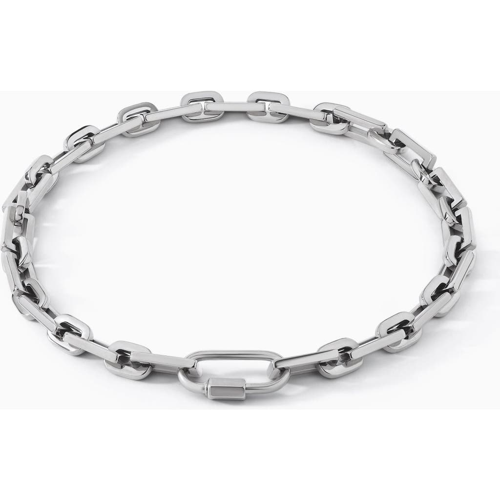 Ora Ana The Bobbi Lock Necklace In Metallic