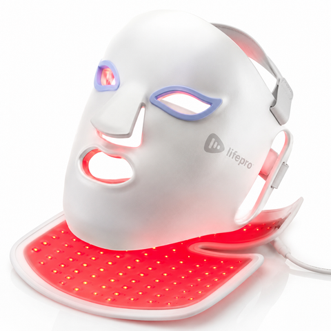 Silicone LED Face Mask Redlight therapy with RBG light Portable LED mask