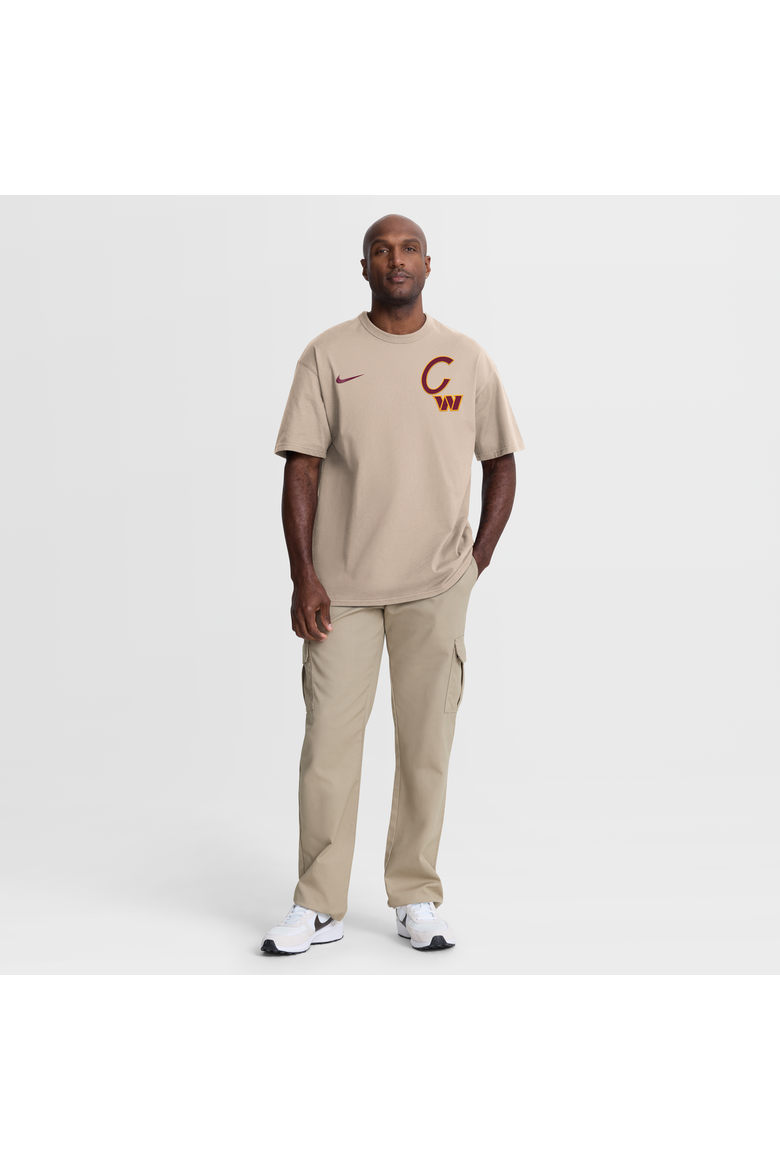 Men's Nike Sand Washington Commanders Night Primary Max90 T-Shirt, Alternate, color, Sand