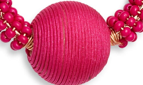 Nordstrom Color Pop Beaded Frontal Hoop Earrings