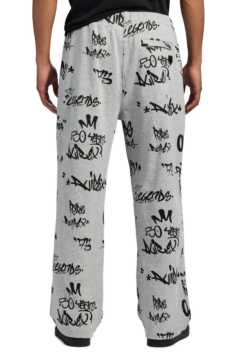 Graffiti Sweatpants, Alternate, color, HEATHER GREY