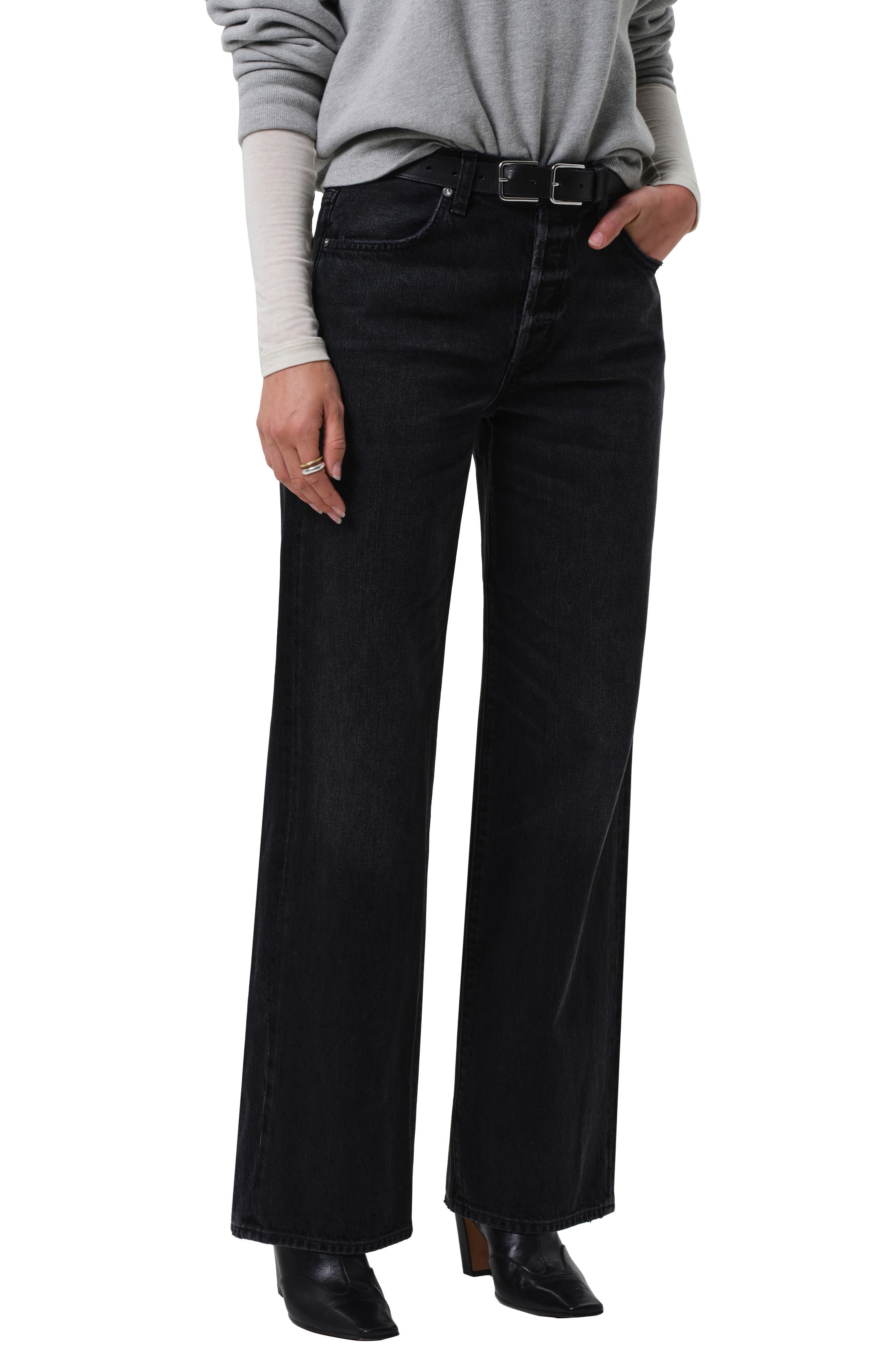selected RAINE WASHED BLACK