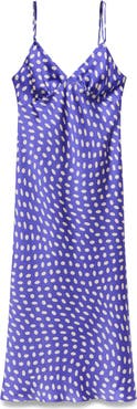 MANGO Polka Dot Slipdress