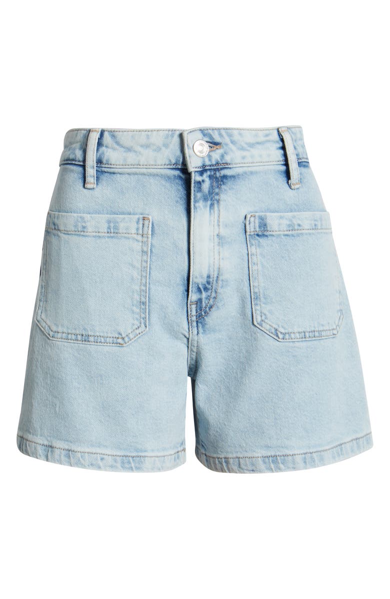 Mavi Jeans Erin Patch Pocket High Waist Denim Shorts, Alternate, color, 