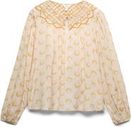 PER UNA BY M&S Embroidered Yoke Blouse