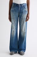 Acne Studios 2021 Regular Fit Distressed Wide Leg Jeans