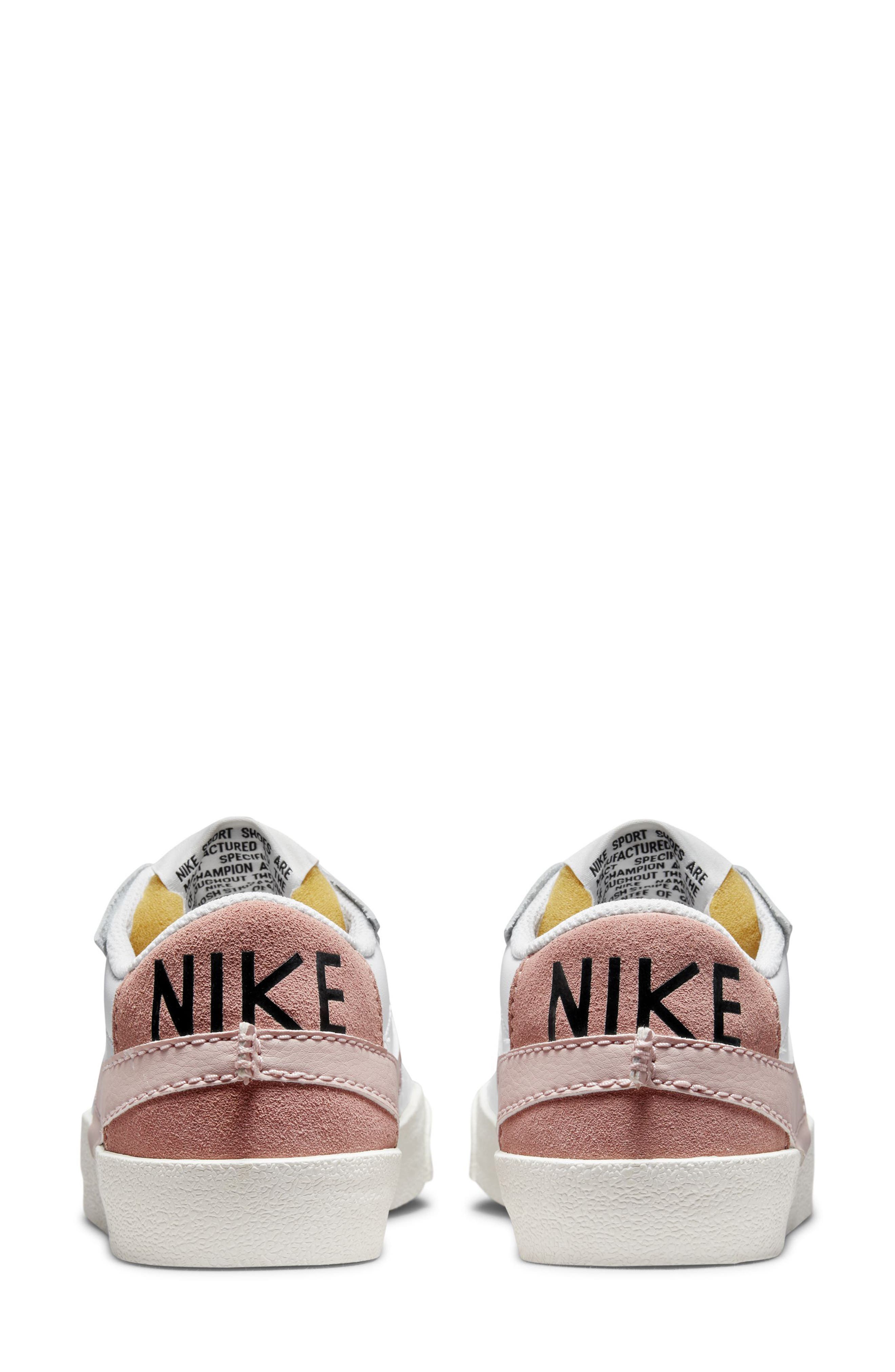 Nike Blazer Low '77 Jumbo Sneaker, Alternate, color, White/ Pink Oxford/ Rose
