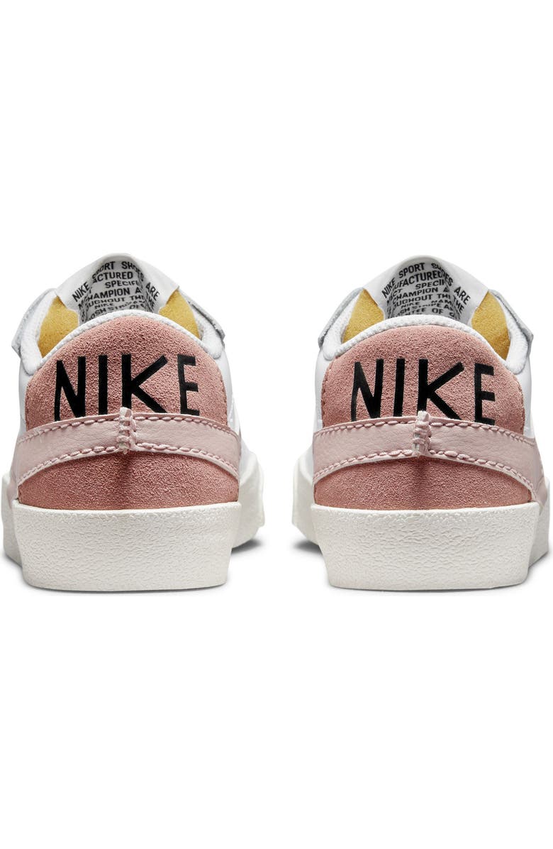 Nike Blazer Low '77 Jumbo Sneaker, Alternate, color, White/ Pink Oxford/ Rose