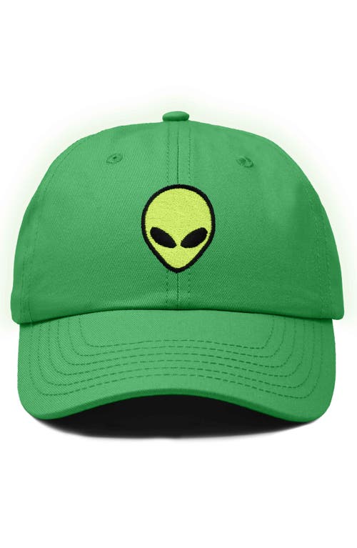 Dalix Alien Dad Cap In Kelly Green