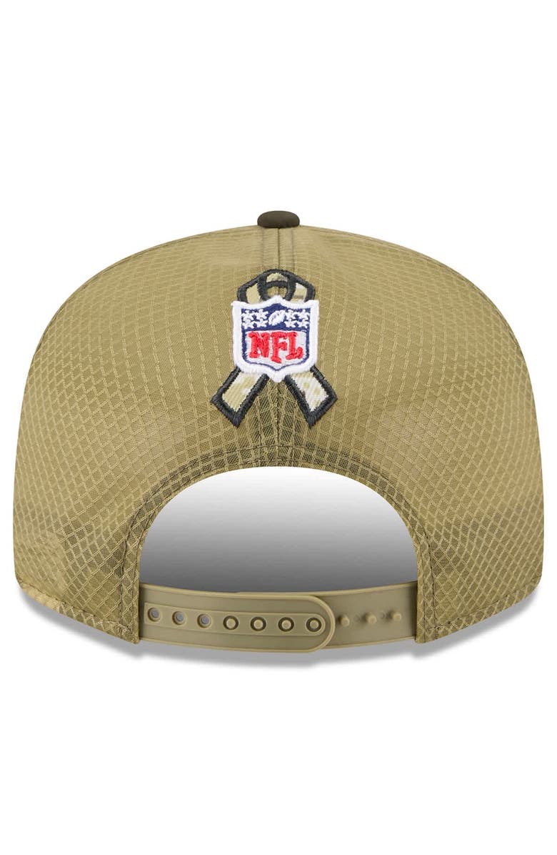 New Era Men's New Era  Dark Green Seattle Seahawks 2025 Salute to Service Split Panel 9FIFTY Snapback Hat, Alternate, color, 