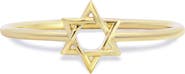 The Lovery Fine Jewelry Open Gold Star of David Ring